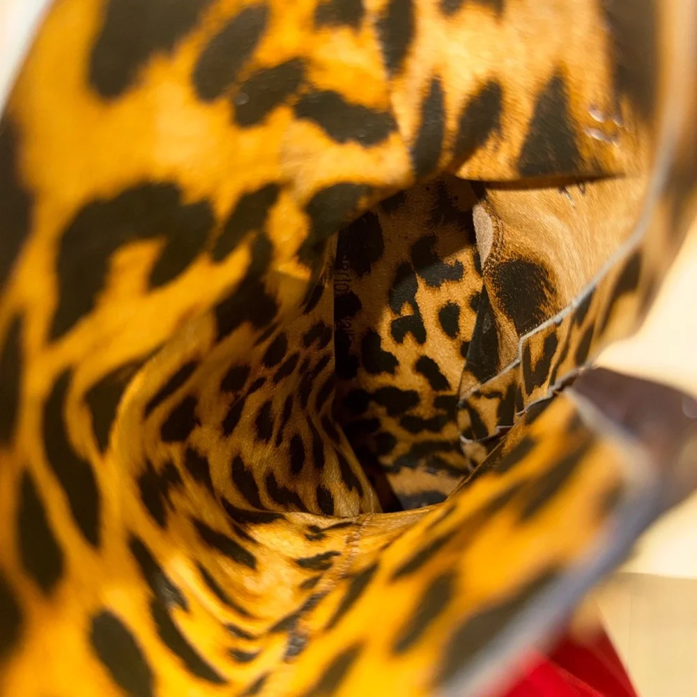 Denim Floral Embroidered Roberto Cavalli Ankle Boots - Picture 8 of 9